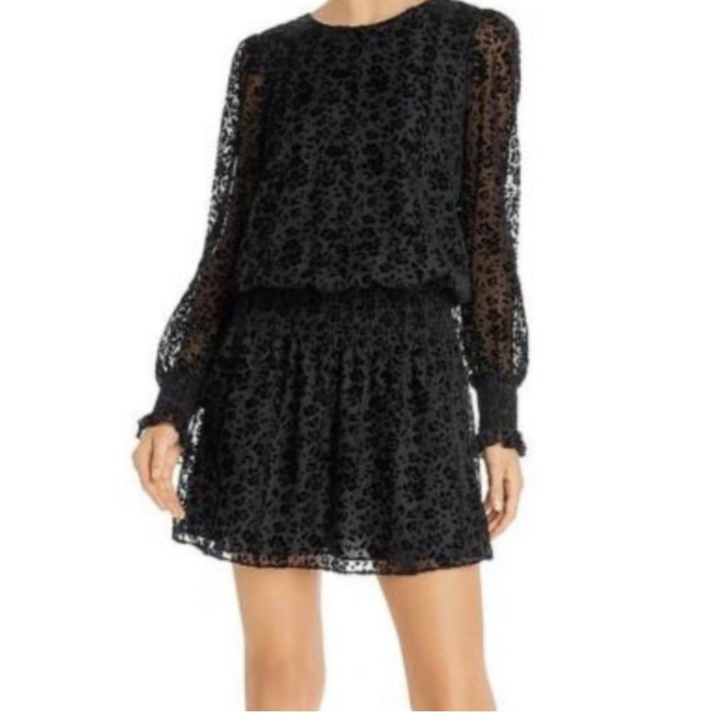 Parker Velvet Floral Dress sz small